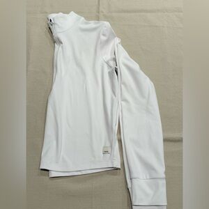 Vuori Crisp White Long Sleeve Top jacket very soft